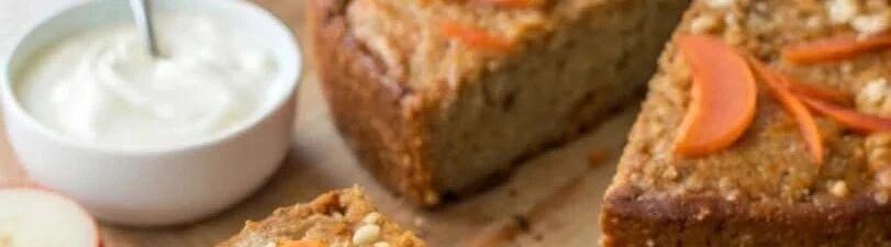 Gospel for vegetarians! Oatmeal apple carrot cake, delicate taste, sweet and soft!