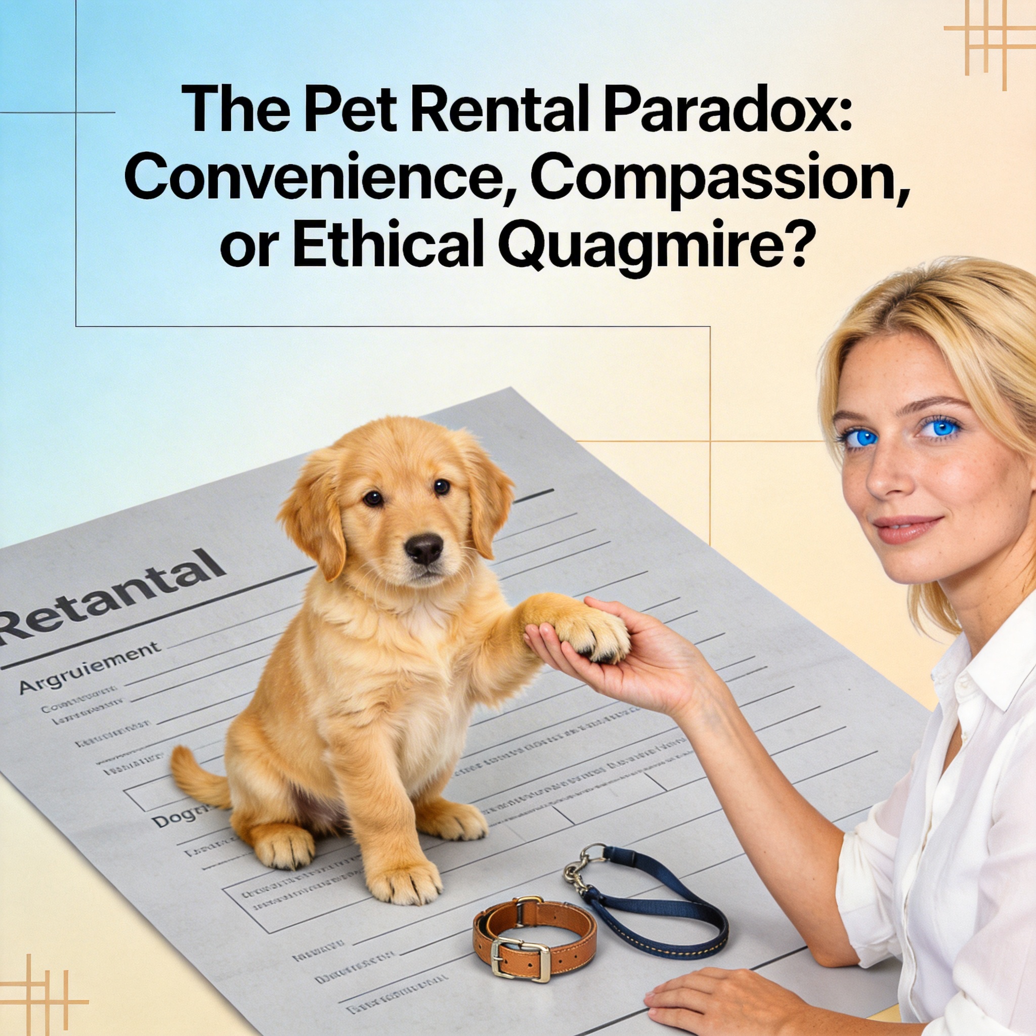 The Pet Rental Paradox: Convenience, Compassion, or Ethical Quagmire?